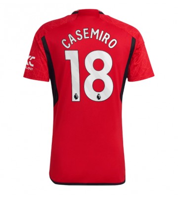Manchester United Casemiro #18 Hemmatröja 2023-24 Kortärmad